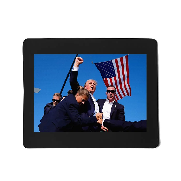 Donald Trump Photo After The Shooting At His Rally Mousepad