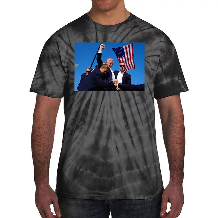 Donald Trump Photo After The Shooting At His Rally Tie-Dye T-Shirt