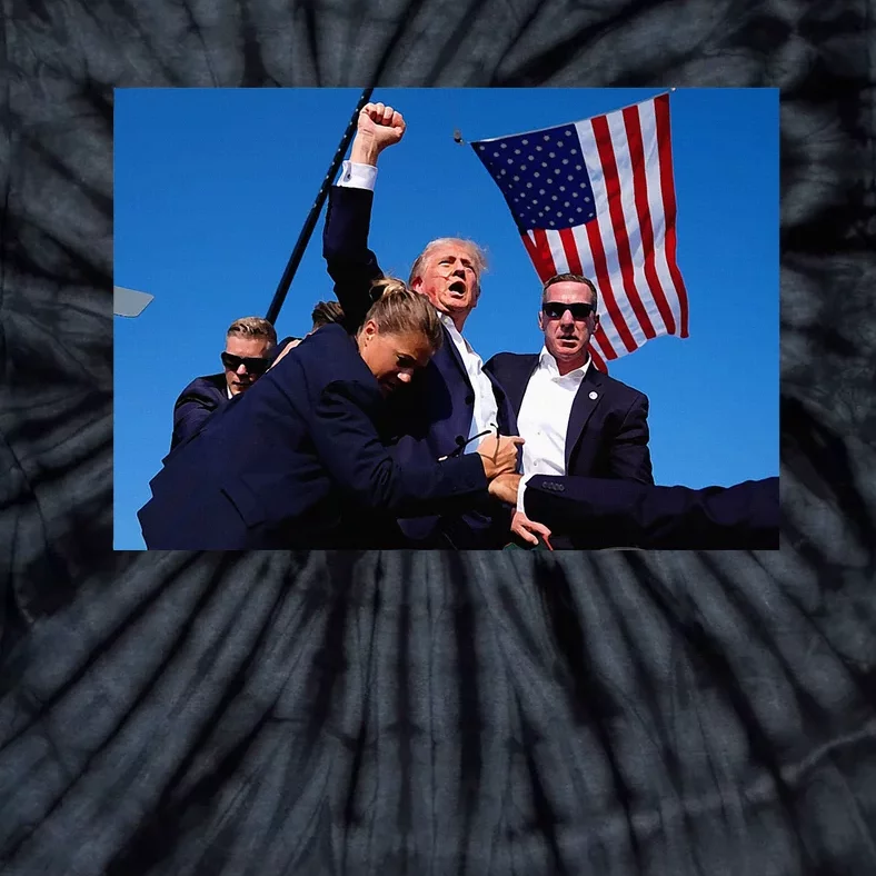 Donald Trump Photo After The Shooting At His Rally Tie-Dye T-Shirt