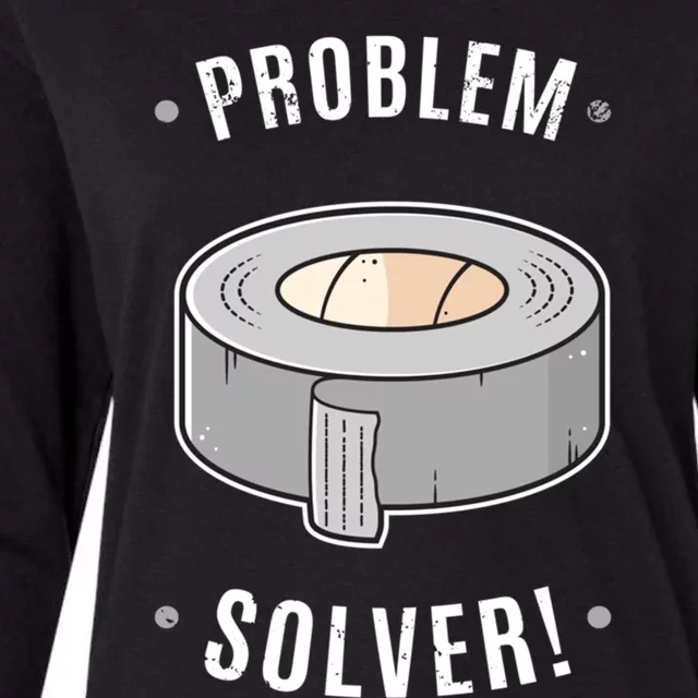 Duct Tape Problem Solver Womens Cotton Relaxed Long Sleeve T-Shirt