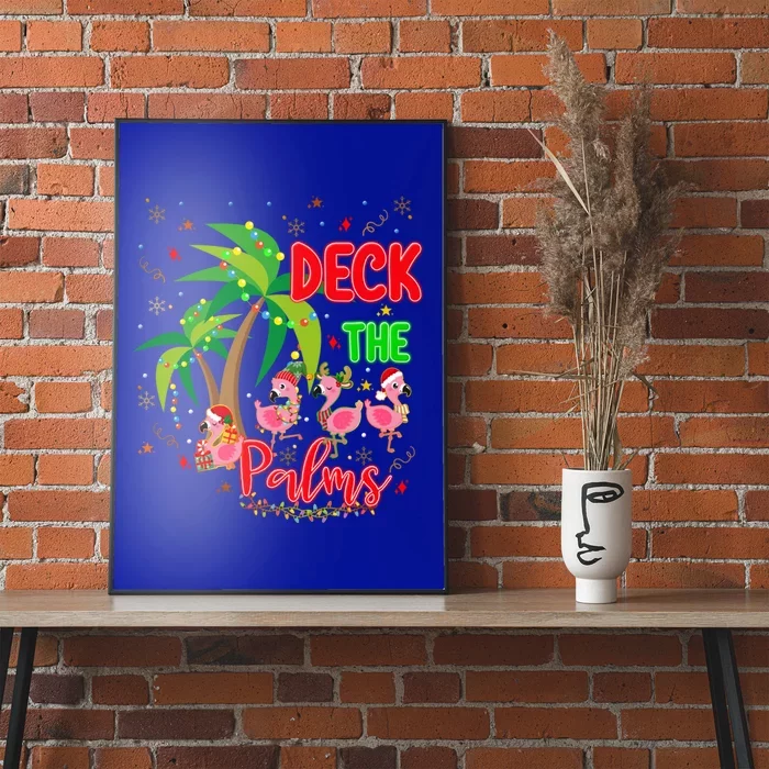 Deck The Palms Christmas Tropical Holiday Hawaii Group Match Cute Gift Poster