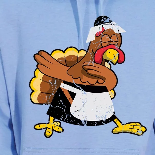 Dabbing Turkey Pilgrim Funny Thanksgiving Gift Gift Unisex Surf Hoodie