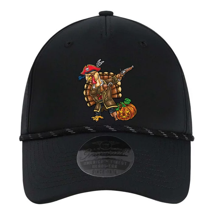 Dabbing Turkey Pirate Pumpkin Thanksgiving Gift Performance The Dyno Cap