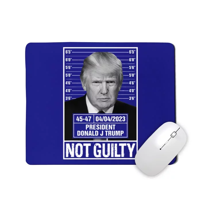 Donald Trump Police Mugshot Photo Not Guilty 4547 President Mousepad