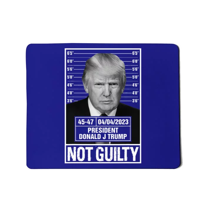 Donald Trump Police Mugshot Photo Not Guilty 4547 President Mousepad