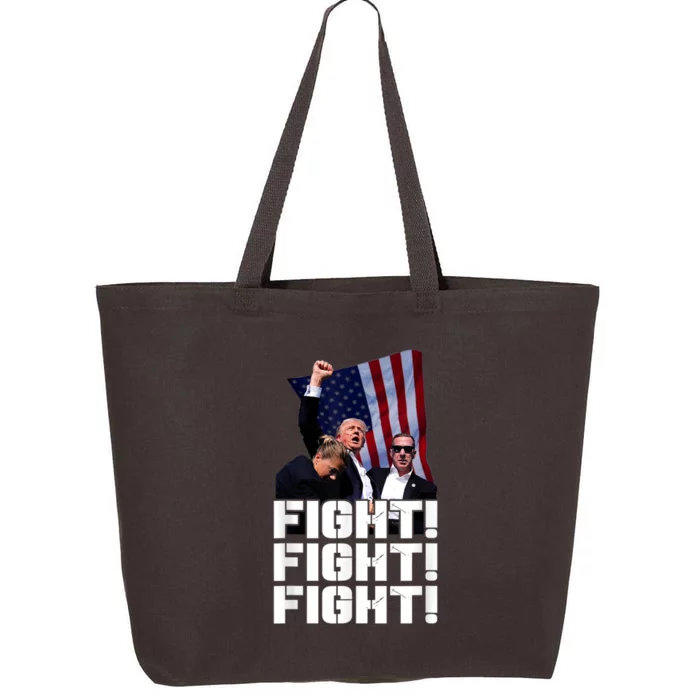 Donald Trump Photo After The Shooting At His Rally 25L Jumbo Tote