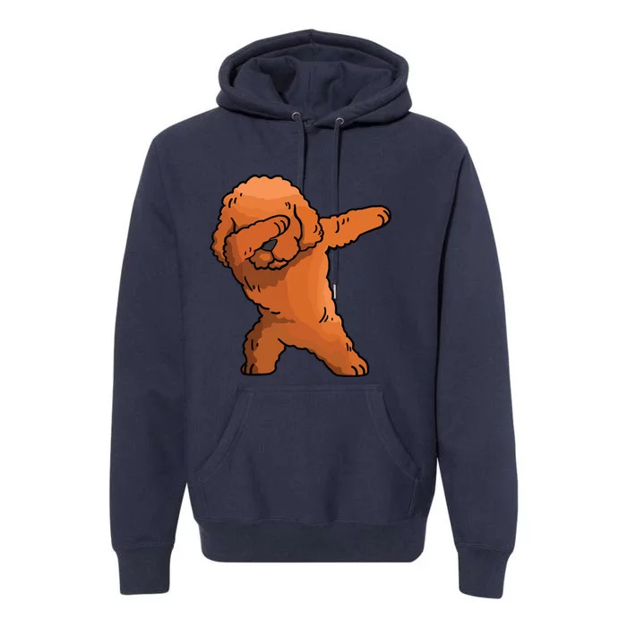 Dabbing Toy Poodle Dab Dance Funny Dog Gift Premium Hoodie