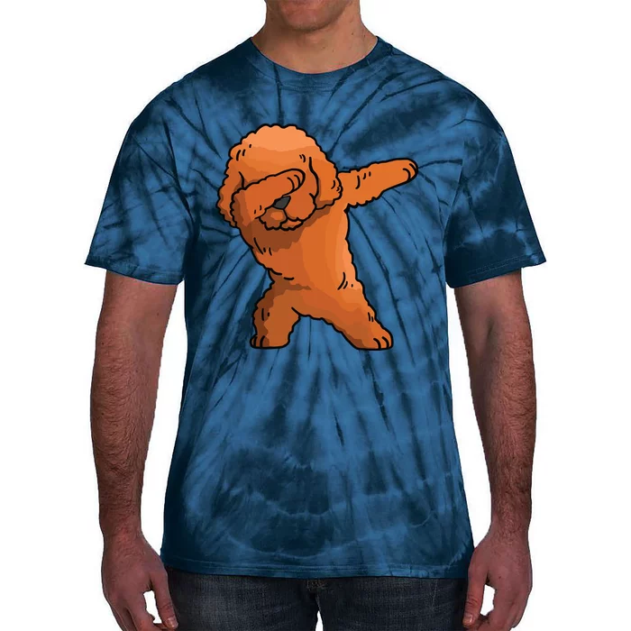 Dabbing Toy Poodle Dab Dance Funny Dog Gift Tie-Dye T-Shirt