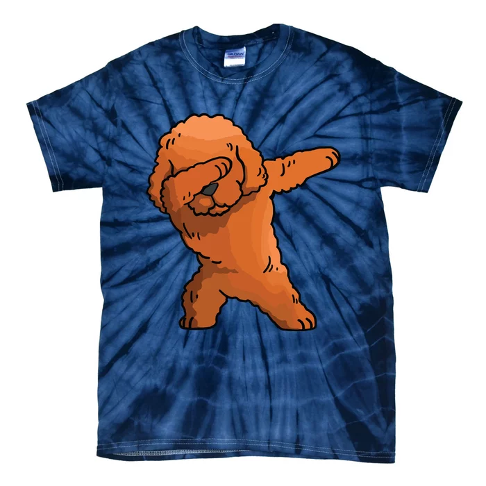 Dabbing Toy Poodle Dab Dance Funny Dog Gift Tie-Dye T-Shirt