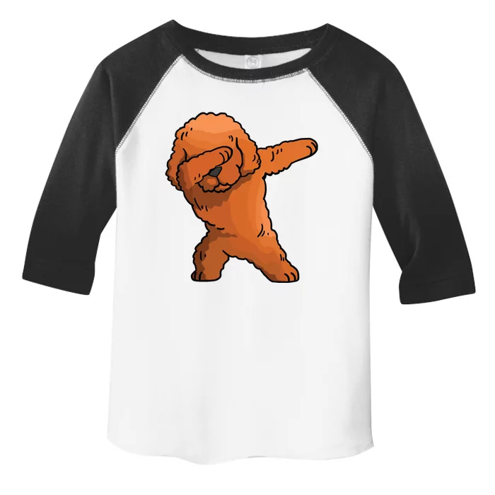 Dabbing Toy Poodle Dab Dance Funny Dog Gift Toddler Fine Jersey T-Shirt