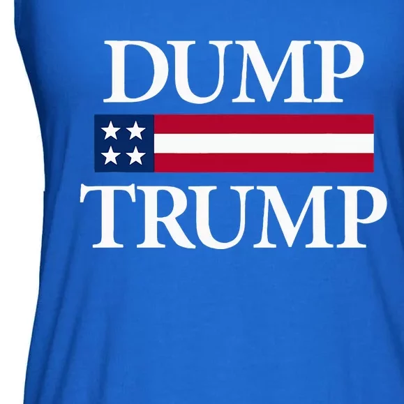 Dump Trump Political Ladies Essential Flowy Tank