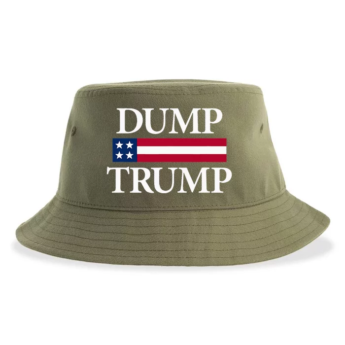 Dump Trump Political Sustainable Bucket Hat