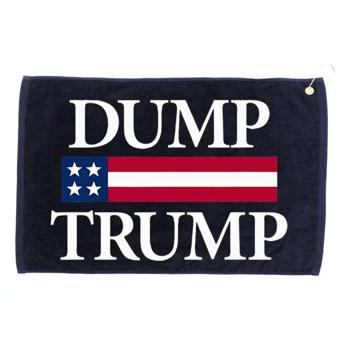 Dump Trump Political Grommeted Golf Towel