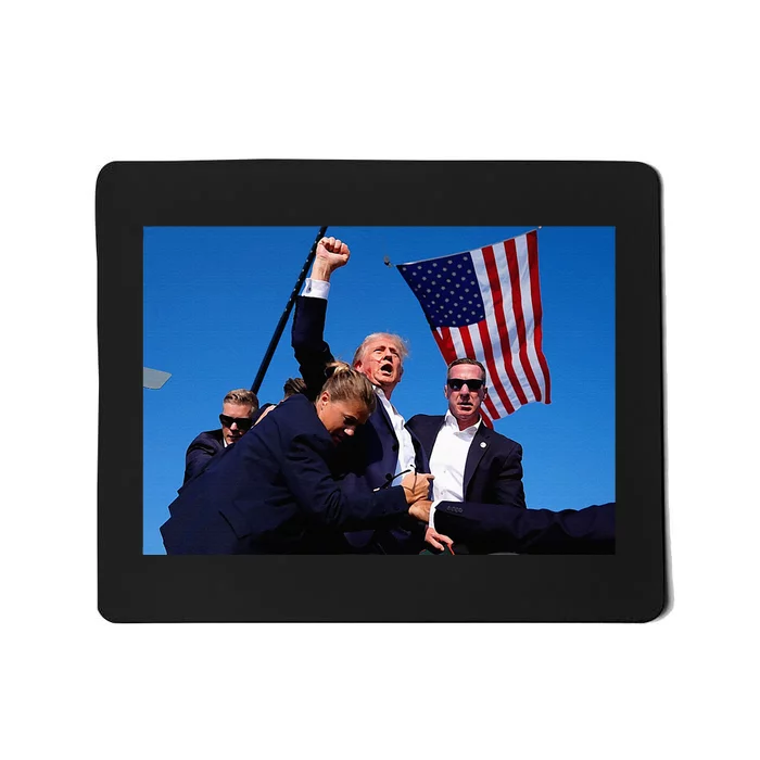 Donald Trump Photo After The Shooting At His Rally Mousepad