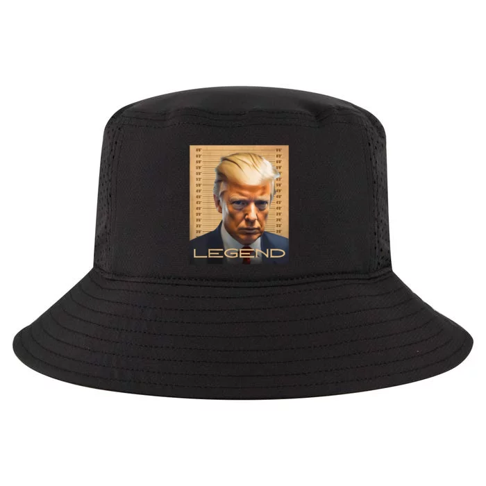 Donald Trump President Legendary Mugshot Trump Legend Cool Comfort Performance Bucket Hat