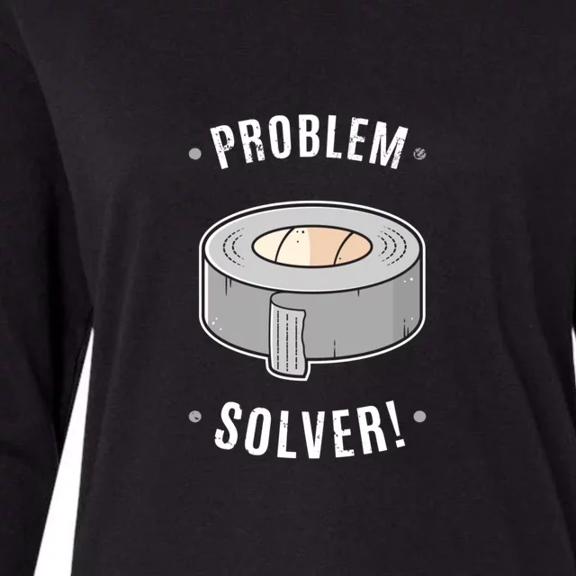 Duct Tape Problem Solver Womens Cotton Relaxed Long Sleeve T-Shirt