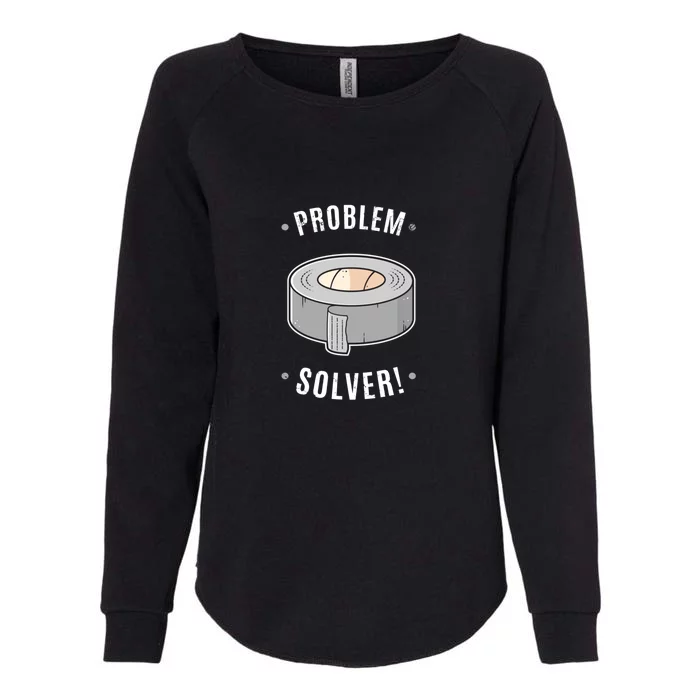 Duct Tape Problem Solver Womens California Wash Sweatshirt