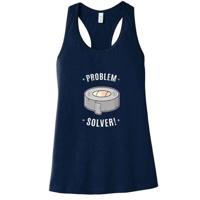 Duct Tape Problem Solver Women's Racerback Tank