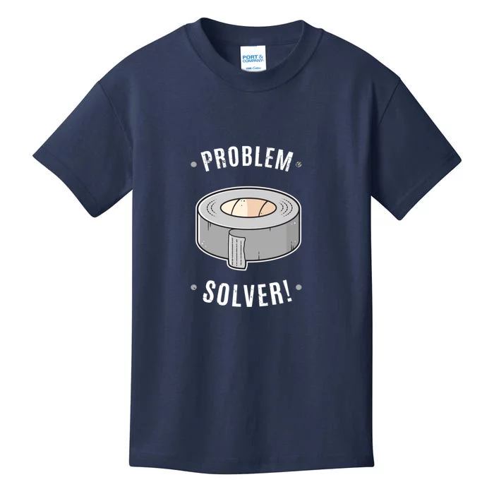 Duct Tape Problem Solver Kids T-Shirt