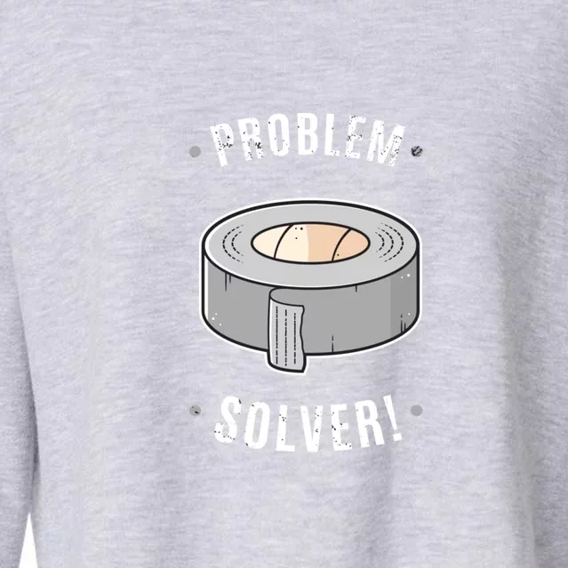 Duct Tape Problem Solver Cropped Pullover Crew