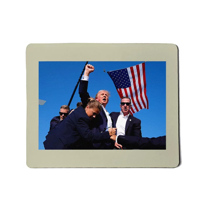 Donald Trump Photo After The Shooting At His Rally Mousepad