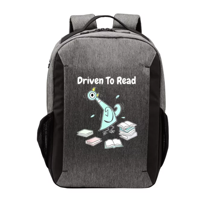 Driven To Read Pigeon Library Reading Books Reader Funny Vector Backpack