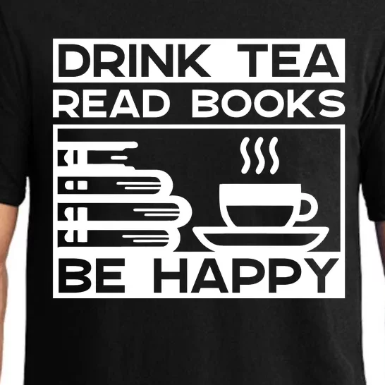 Drink Tea Read Books Be Happy Pajama Set