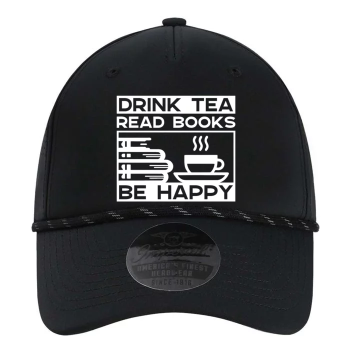 Drink Tea Read Books Be Happy Performance The Dyno Cap