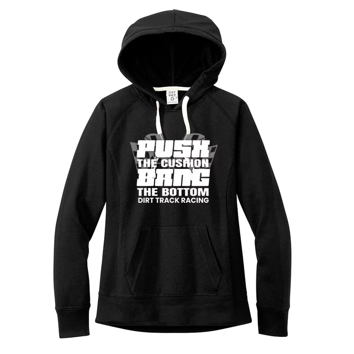 Dirt Track Racing Funny Gift Sprint Car Racing Modified Racing Great Giftdirt Tr Women's Fleece Hoodie