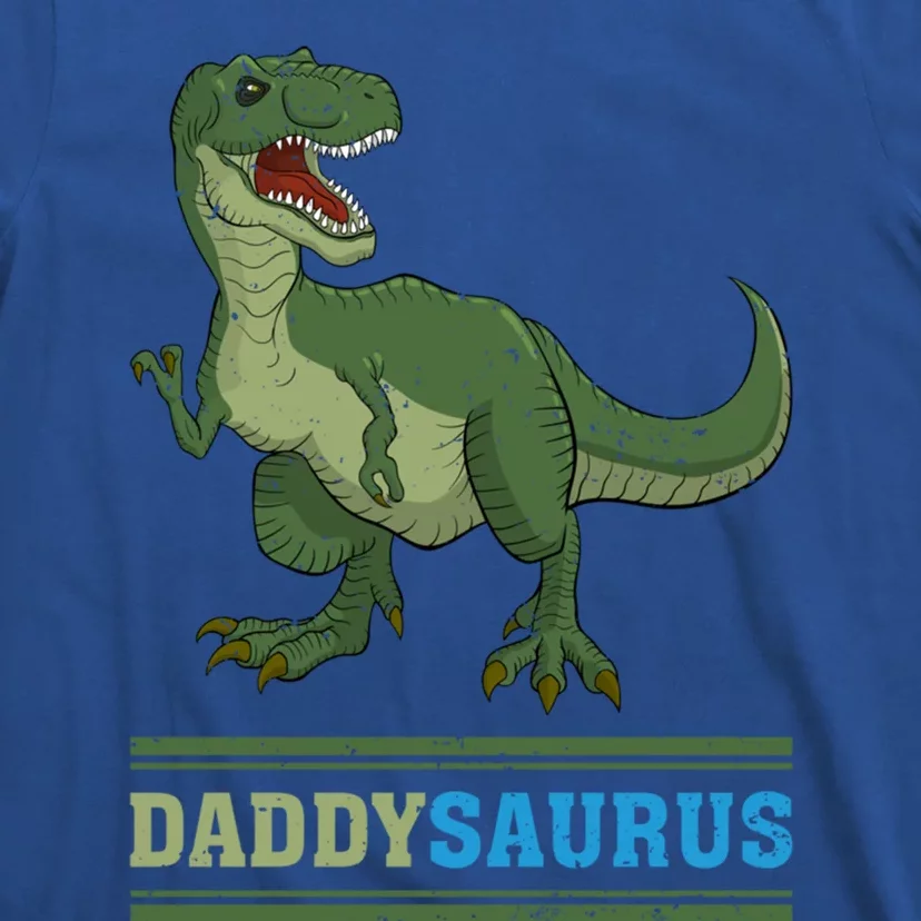 Daddysaurus T Rex Dinosaur Dad FatherS Day Gift T-Shirt