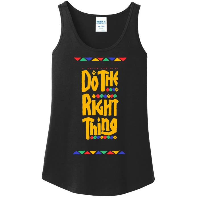 Do The Right Thing Ladies Essential Tank