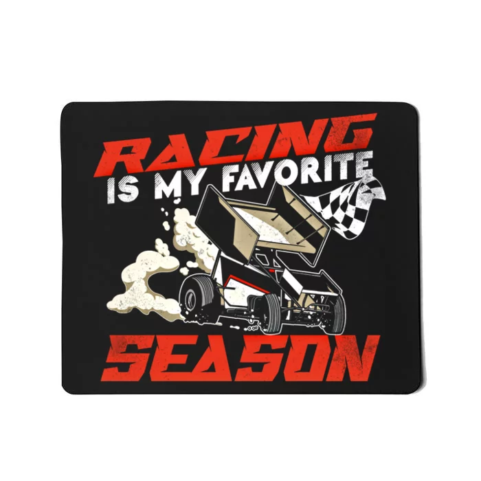 Dirt Track Racing Race Sprint Car Vintage Gift Mousepad