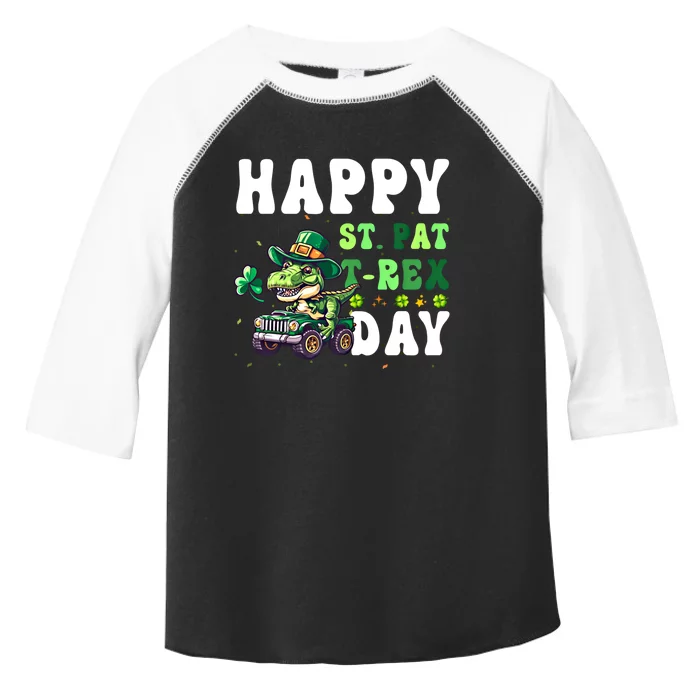 Dinosaur T Rex Monster Truck St Patricks Day St Patrex Day Gift Toddler Fine Jersey T-Shirt