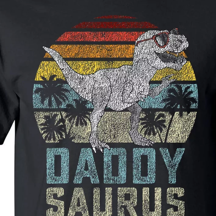 Daddysaurus T Rex Dinosaur Daddy Saurus Family Matching Tall T-Shirt