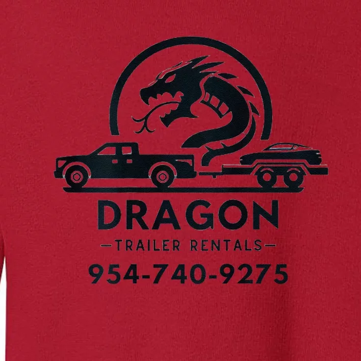 Dragon Trailer Rentals Logo Toddler Sweatshirt