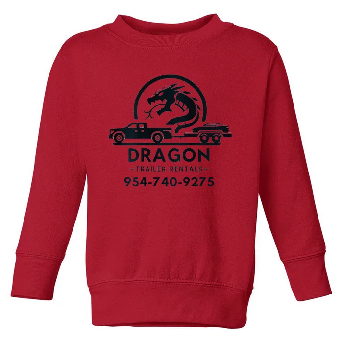 Dragon Trailer Rentals Logo Toddler Sweatshirt