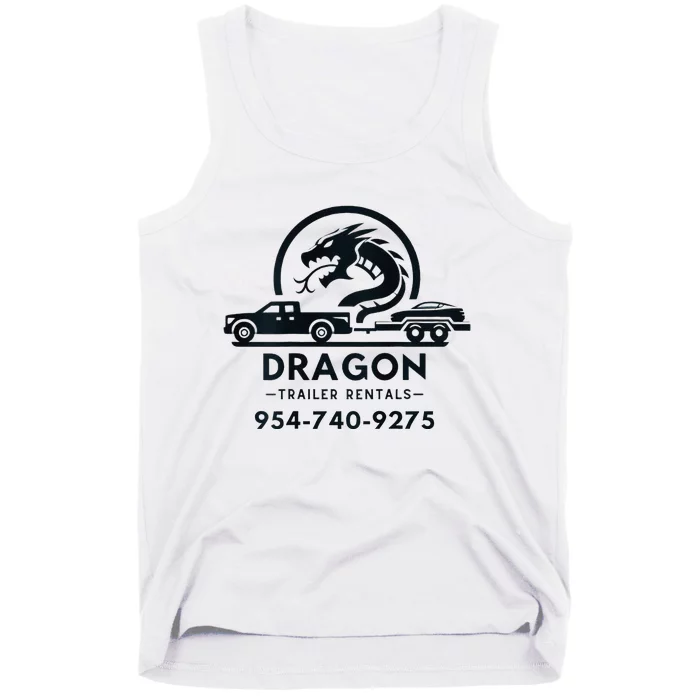 Dragon Trailer Rentals Logo Tank Top