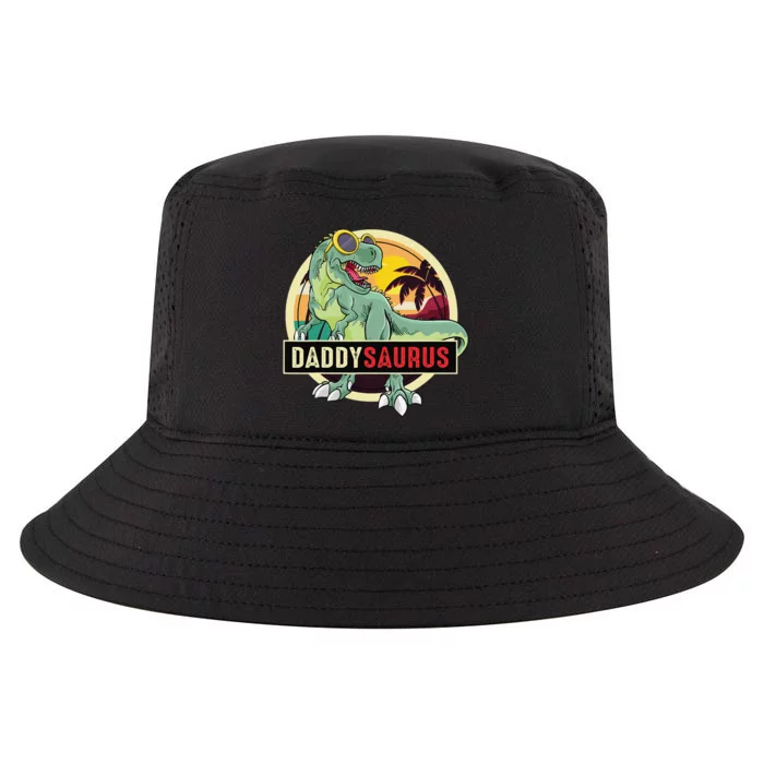 Daddysaurus T Rex Dinosaur Daddy Saurus Cool Comfort Performance Bucket Hat