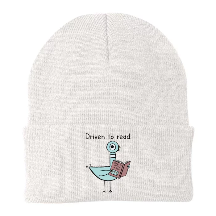 Driven To Read Pigeon Library Reading Books Reader Knit Cap Winter Beanie