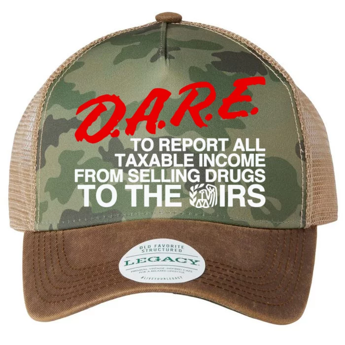 D.A.R.E. To Report All Taxable Income From Selling Drugs To The Irs Legacy Tie Dye Trucker Hat