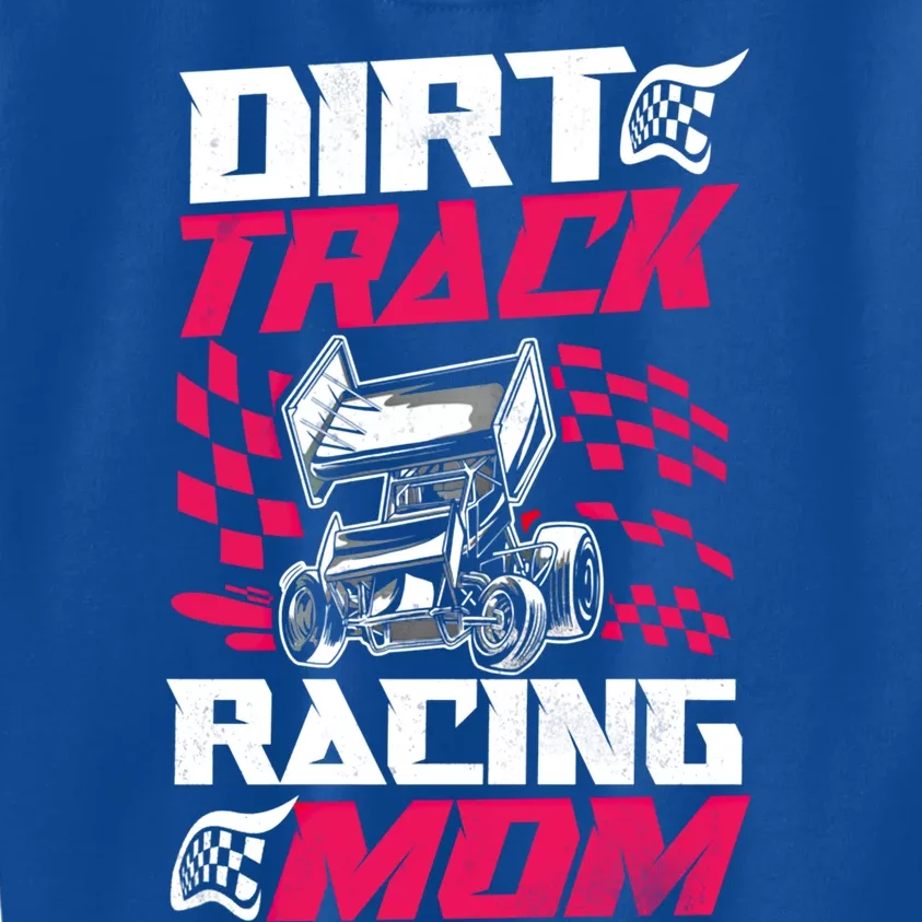 Dirt Track Racing Race Sprint Car Grandma Mom Gift Kids Sweatshirt