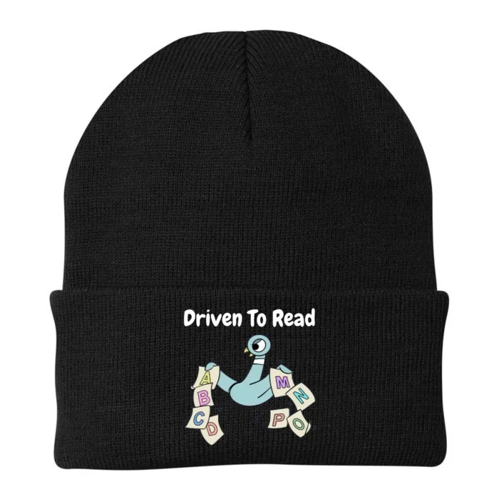 Driven To Read Pigeon Library Reading Books Reader Knit Cap Winter Beanie