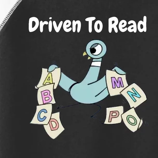 Driven To Read Pigeon Library Reading Books Reader Toddler Fine Jersey T-Shirt