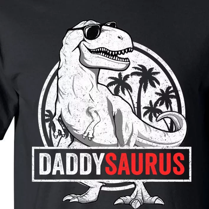 Daddysaurus T Rex Dinosaur Daddy Saurus Family Matching Tall T-Shirt