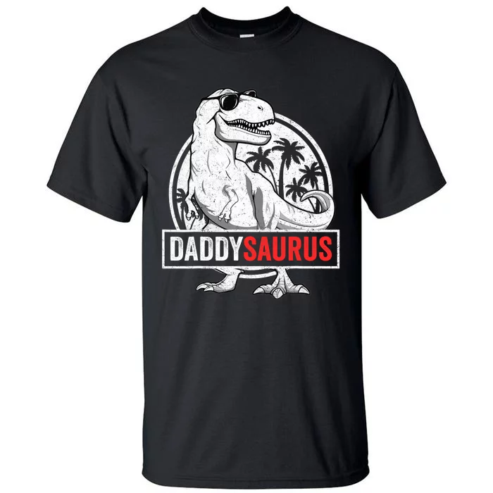 Daddysaurus T Rex Dinosaur Daddy Saurus Family Matching Tall T-Shirt