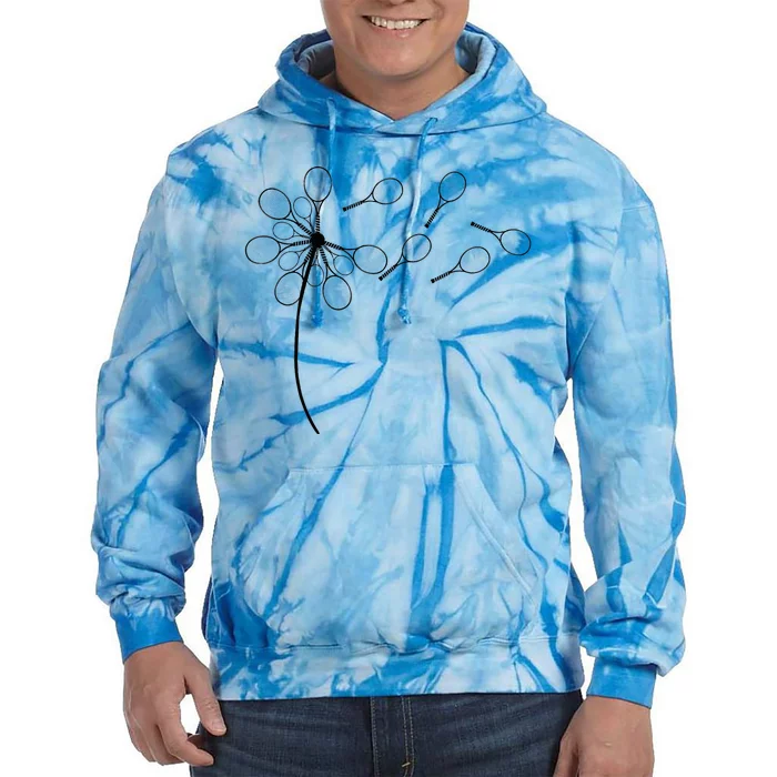 Dandelion Tennis Racket Tie Dye Hoodie