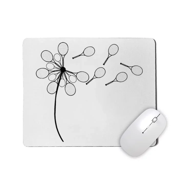 Dandelion Tennis Racket Mousepad