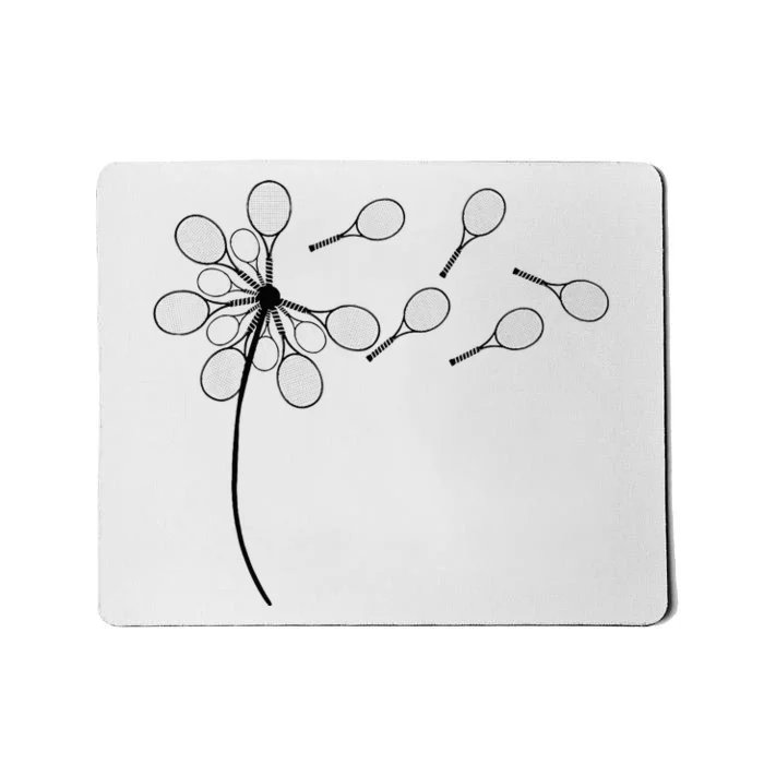 Dandelion Tennis Racket Mousepad