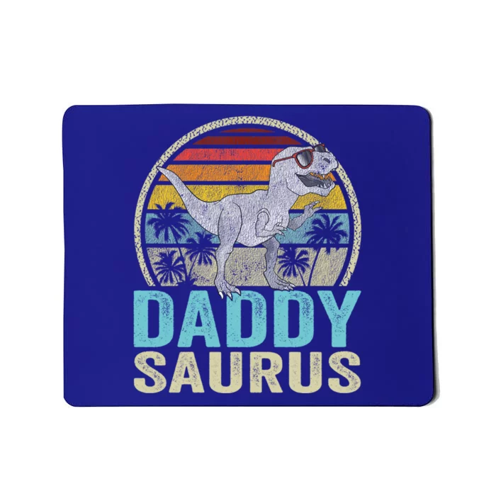 Daddysaurus T Rex Dinosaur Saurus Family Matching Gift Mousepad