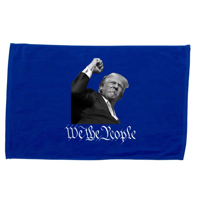 Donald Trump Raising Fist We The People Microfiber Hand Towel